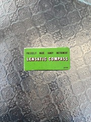 Vintage LENSATIC COMPASS Compass in Original Box Japan Model -300-p