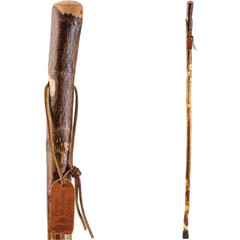 48 In. Hiking Walking Stick Strong Durable Hawthorn Wood Handcrafted in the USA