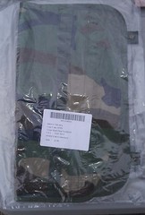 2 ea MOLLE II Pouch Lid Flap Large Ruck FIELD Pack US Military Woodland CAMO MAP