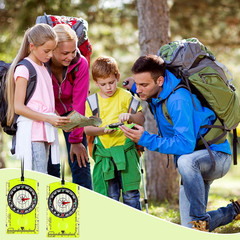 Acrylic Orienteering Compass for Hiking, Backpacking & Outdoor Navigation