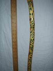 Walking stick / cane…very tall..new..hand painted..local pick up..Atlanta, Ga.