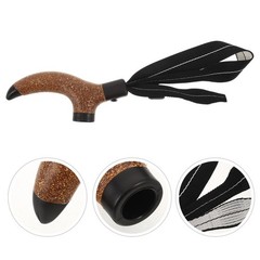 Hiking Pole Handle: Cork Grip with Wrist Strap – Ergonomic Replacement Handle –