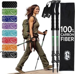 Carbon Fiber Hiking Poles – Perfect for Camping & Outdoor Adventures
