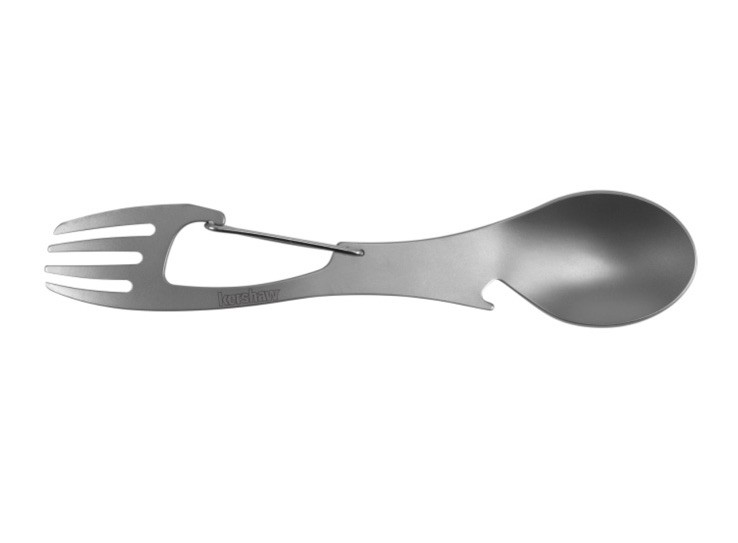 Kershaw Ration XL Eating Tool 3Cr13 Stainless Gray Silver Camping Tool 1145X