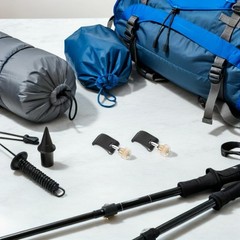 9 Pcs Trekking Pole Clip External Lock Telescopic Locking Flip Clamp