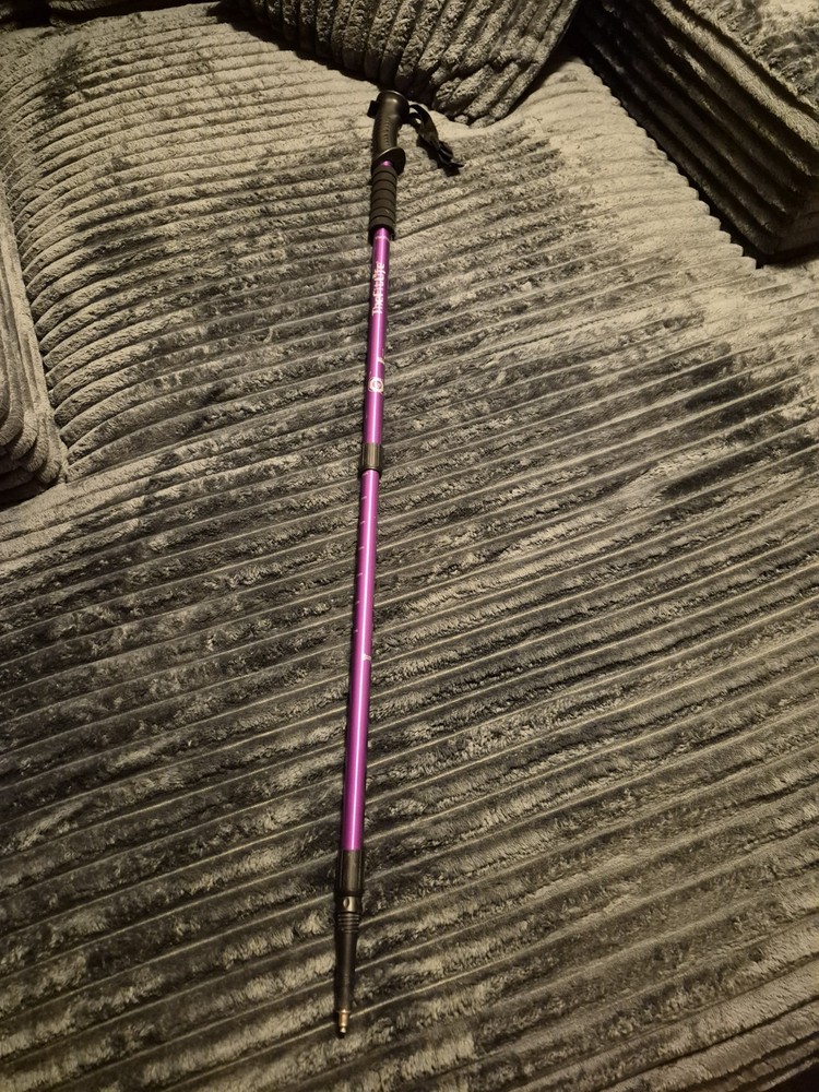 The Fit Life Duralumin Trekking Poles (Purple) Single Stick