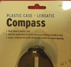 Lensatic High Impact Plastic Case Stansport 550-P NEW unopened