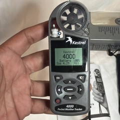 Kestrel 4000 Pocket Weather Tracker Wind Meter Anemometer w/ Case Lanyard Manual