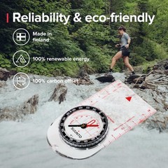 SUUNTO A-10 Compass: Compact, Simple to use Recreational Hiking A-10, Clear