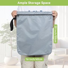 2PCS Wet Bags 16×20 inch Medium Wet Dry Bag for Swimsuit and 16 x 20 inch