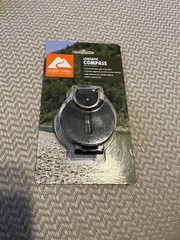 Ozark Trail Lensatic Compass, Black, Model 5093-NEW SEALED!!!!!!