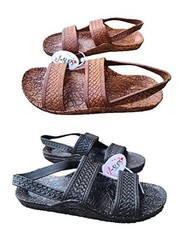 J-Slips Women’s Adventure Orthopedic Hawaiian Jesus Walking & 6 Lava Rock