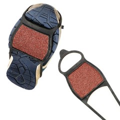 Anti Slip Silicone Snow Traction Cleats for Shoes Double Sided Grit Outdoor Use