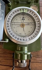 Konus 4075 Konustar-11 Metal Compass, Liquid Filled w/ Clinometer, Green Italian