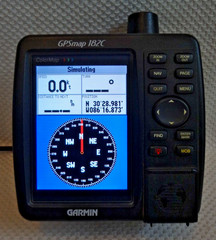 GARMIN GPSMAP 182C MARINE CHART PLOTTER FISHFINDER GPS w PWR MOUNT COVER ANTENNA