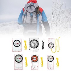 Compasses Ruler Multifunctional Kids Map Reading Backpacking Camping Compasses