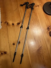 LL Bean Hikelite 4-Season Tele 3 Carbon Power Lock 2.1 Hiking Poles