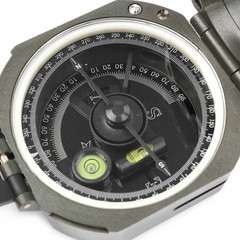 Pocket Transit Army Geology Compass for Outdoor Hiking Camping Survival Marching