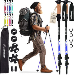 Trekking Poles – Lightweight 7075 Aluminum Hiking Poles for Women, Men & Seniors