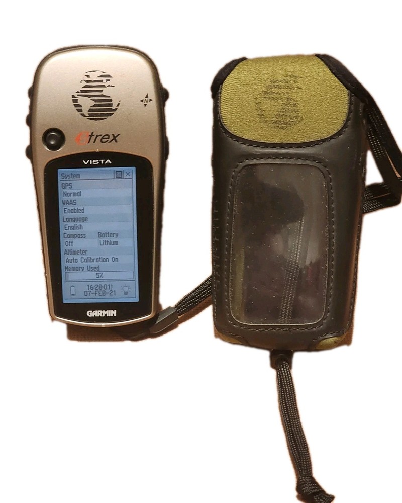 Garmin eTrex Vista Handheld GPS Navigator Outdoor Sport Hiking Walking Works!