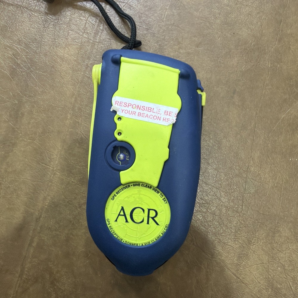 ACR ResQLink+ PLB-375 Buoyant 406 MHZ GPS Personal Locator Beacon Needs New Batt