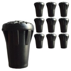 10pcs Plastic Walking Pole Tip Protectors for Outdoor Hiking Trekking Use