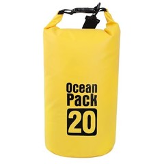 Dry Bag Waterproof for Women Men,Rolled Lightweight Dry Storage Bag 20L Yellow
