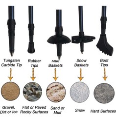 Trailbuddy Trekking Poles – Lightweight, Collapsible Hiking Poles Plum Purple