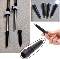 5 Pack Trekking Poles Carbide Tips Replacement Universal Tungsten Steel Rod End