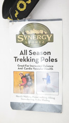 All Season Trekking Poles by Synergy Sportz Adjustable from 65 to 135cm JR