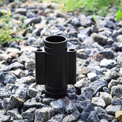 Ultralight 150g Aluminum Alloy Pole Holder for Outdoor Curtain Systems 10.7cm