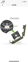 Outdoor NIB Camping Compass IP65 Waterproof Camouflage Sighting Clinometer
