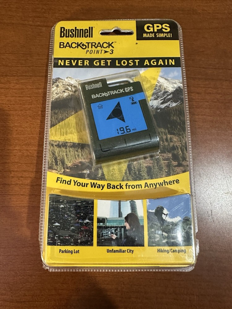 Bushnell Backtrack 360100 Portable 2.25″ x 3″ Point-3 Handheld GPS Compass NEW