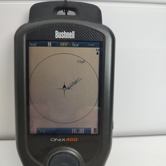 Bushnell GPS ONIX 400 Weather Tracker Portable Navigation – Needs Battery –