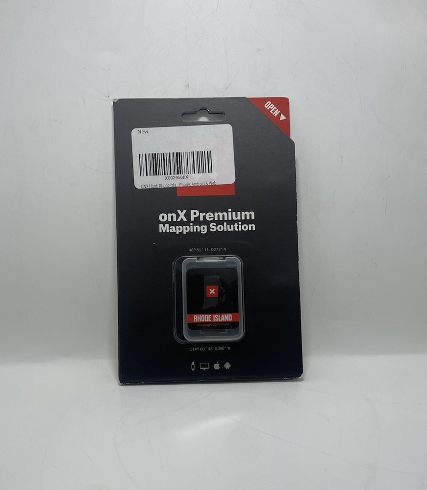 OnX PREMIUM MAPPING SOLUTION Hunt Hunting Maps for Rhode Isalnd BRAND NEW