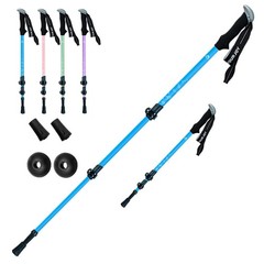 Hiking Trekking Poles for Kids, 2 Pack Anti Shock, Adjustable, Collapsible Hi…