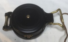 Vintage Engineer Lensatic Pocket Field Compass Black Made in Japan Original Box