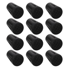 20Pcs Durable Rubber Trekking Pole Tips for Hiking Non-Skid Walking Stick Ends