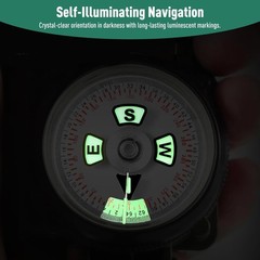 Multifunctional Military Sighting Navigation Compass Impact Resistant &