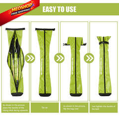 Chris.W Portable Trekking Pole Carrying Bag Storage Pouch with 28″, Green