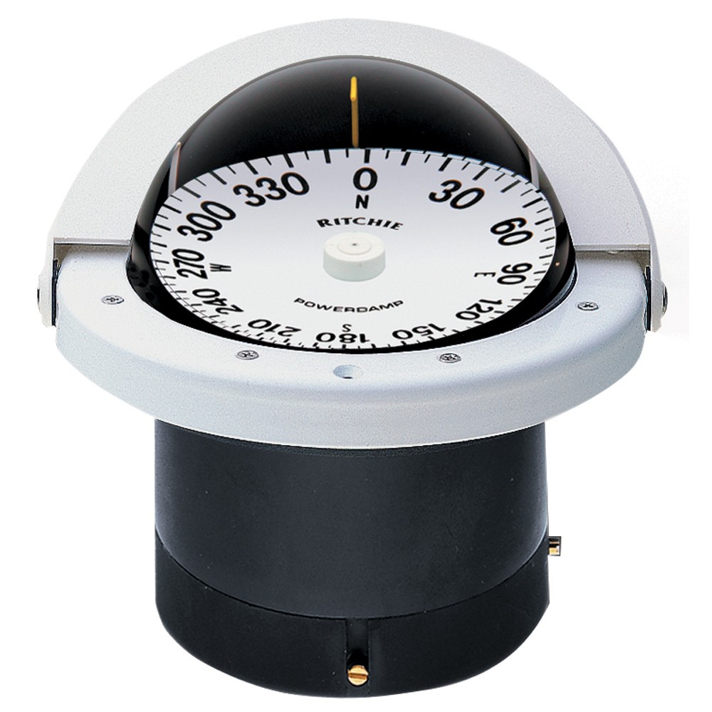 Ritchie FN-201W Navigator Compass – Flush Mount – White FNW-201 UPC 010342150080