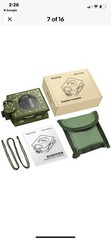 Outdoor NIB Camping Compass IP65 Waterproof Camouflage Sighting Clinometer