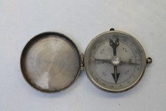 Vintage PIC Brass Compass – With Lock and Direction Arrow – Made in Germany