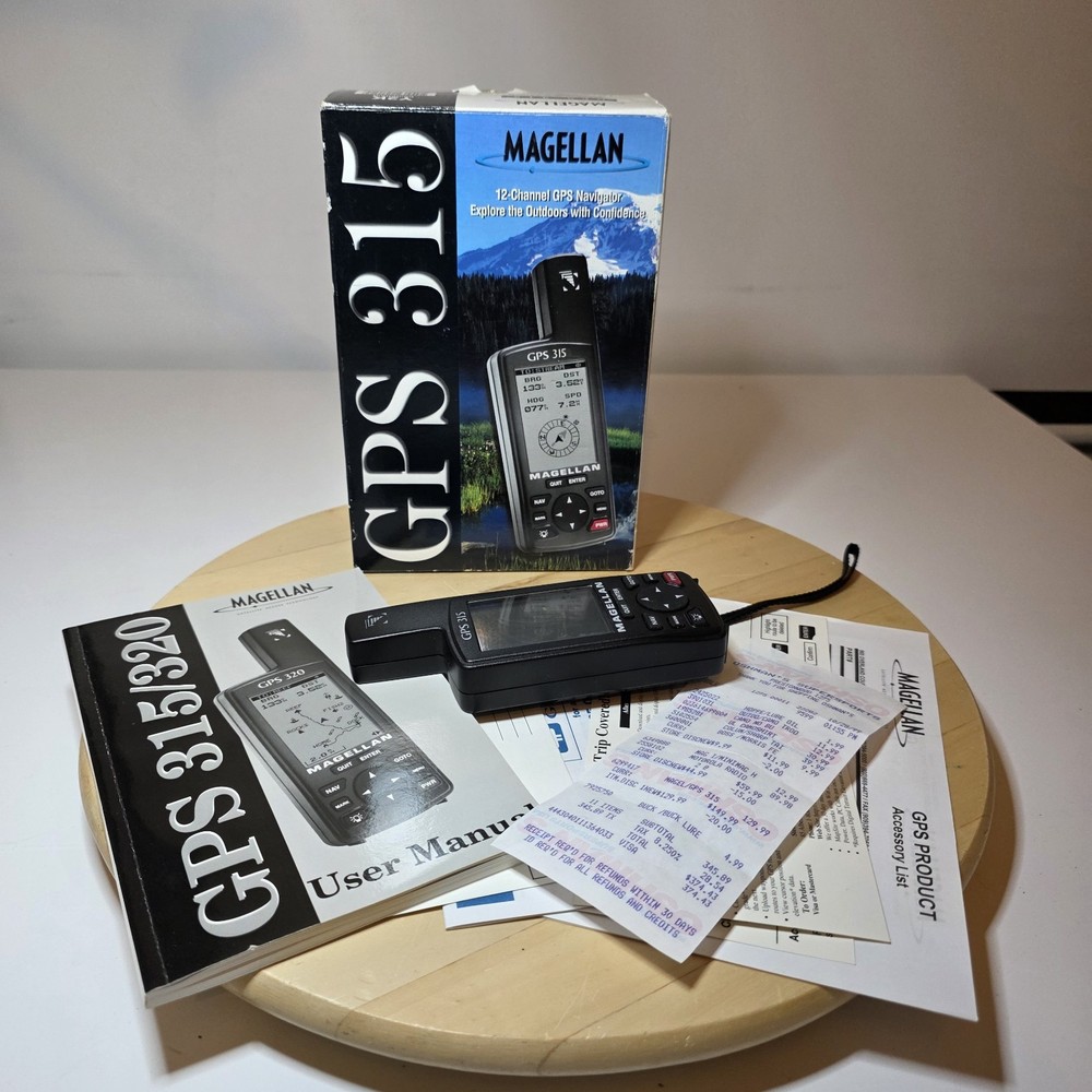 MAGELLAN GPS 315 Portable GPS Navigator Not Working For Parts Or Repair