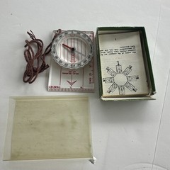 Vintage Silva Polaris Compass Liquid Filled Type 7 Made Sweden Box Instructions