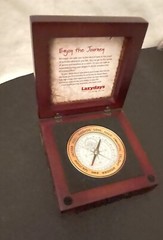 Lazydays Wooden Box Promotional/ Giveaway Compass RVing- This is Home