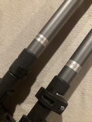 LL Bean Hikelite 4-Season 7075 Tele 3 Carbon Power Lock 2.1 Hiking Poles NEW CON