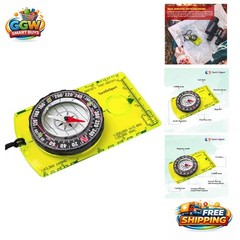 Survival-Oriented Orienteering Compass with Liquid-Filled Needle – 1:24000 Scale