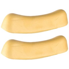 2Pcs Reusable Foam Crutch Underarm Pads Slip Resistant Yellow Protective Covers