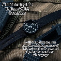 Tritium Wrist Compass J582T – Military-Grade Glow Compass for Night Adventures